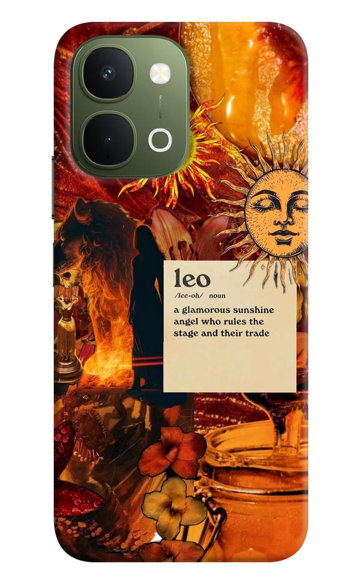 Leo Zodiac Vivo T5x 5G Back Cover