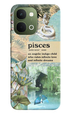 Pisces Zodiac Vivo T5x 5G Hard Case Back Cover by Casekaro
