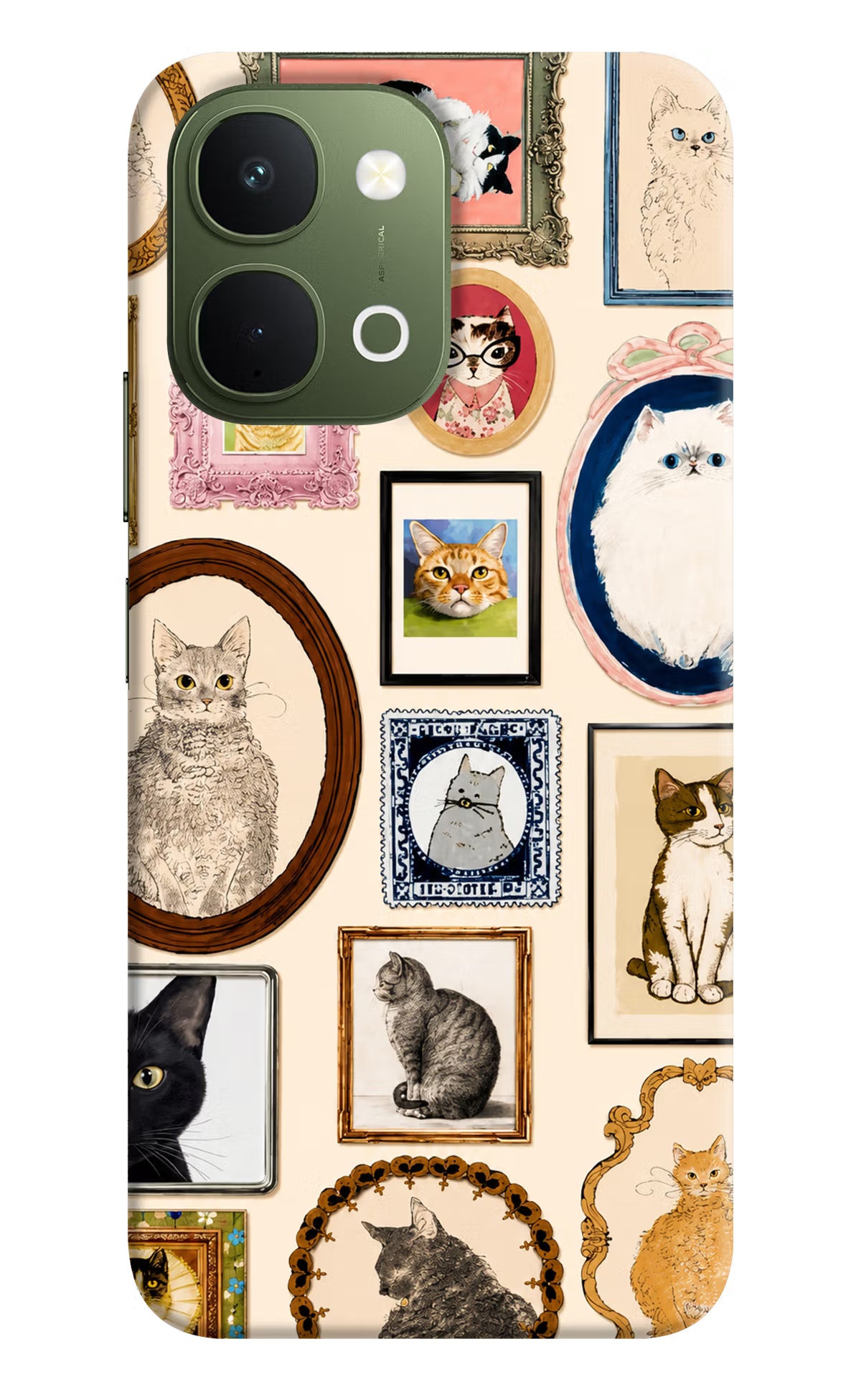 Mirror Cats Vivo T5x 5G Back Cover