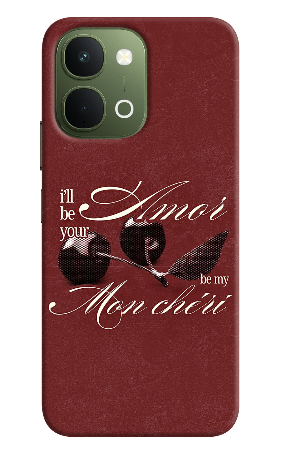 Velvet Cherry Vivo T5x 5G Back Cover, Hard case