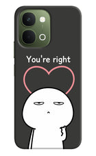 You're Right Vivo T5x 5G Hard Case Back Cover by Casekaro