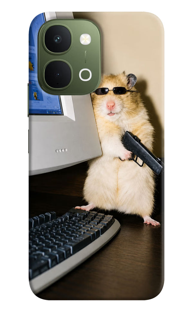 Hacker Hamster Vivo T5x 5G Back Cover