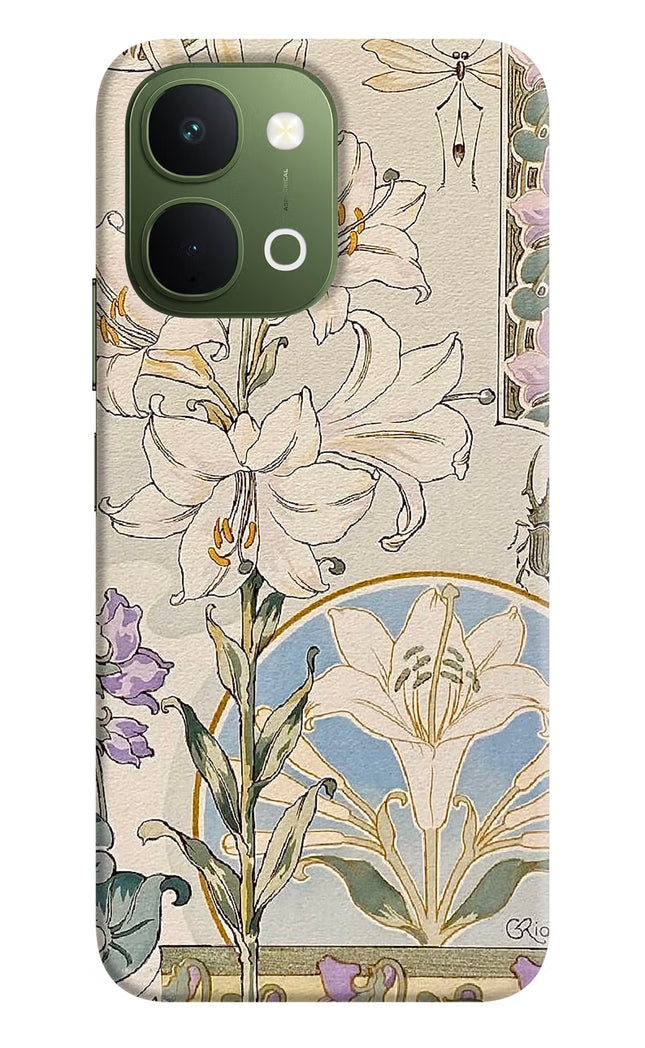 White Lily Vivo T5x 5G Hard Case Back Cover by Casekaro