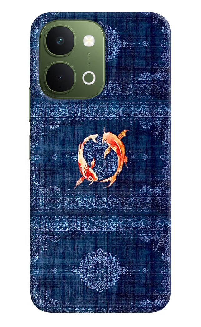 Koi Blue Vivo T5x 5G Hard Case Back Cover by Casekaro