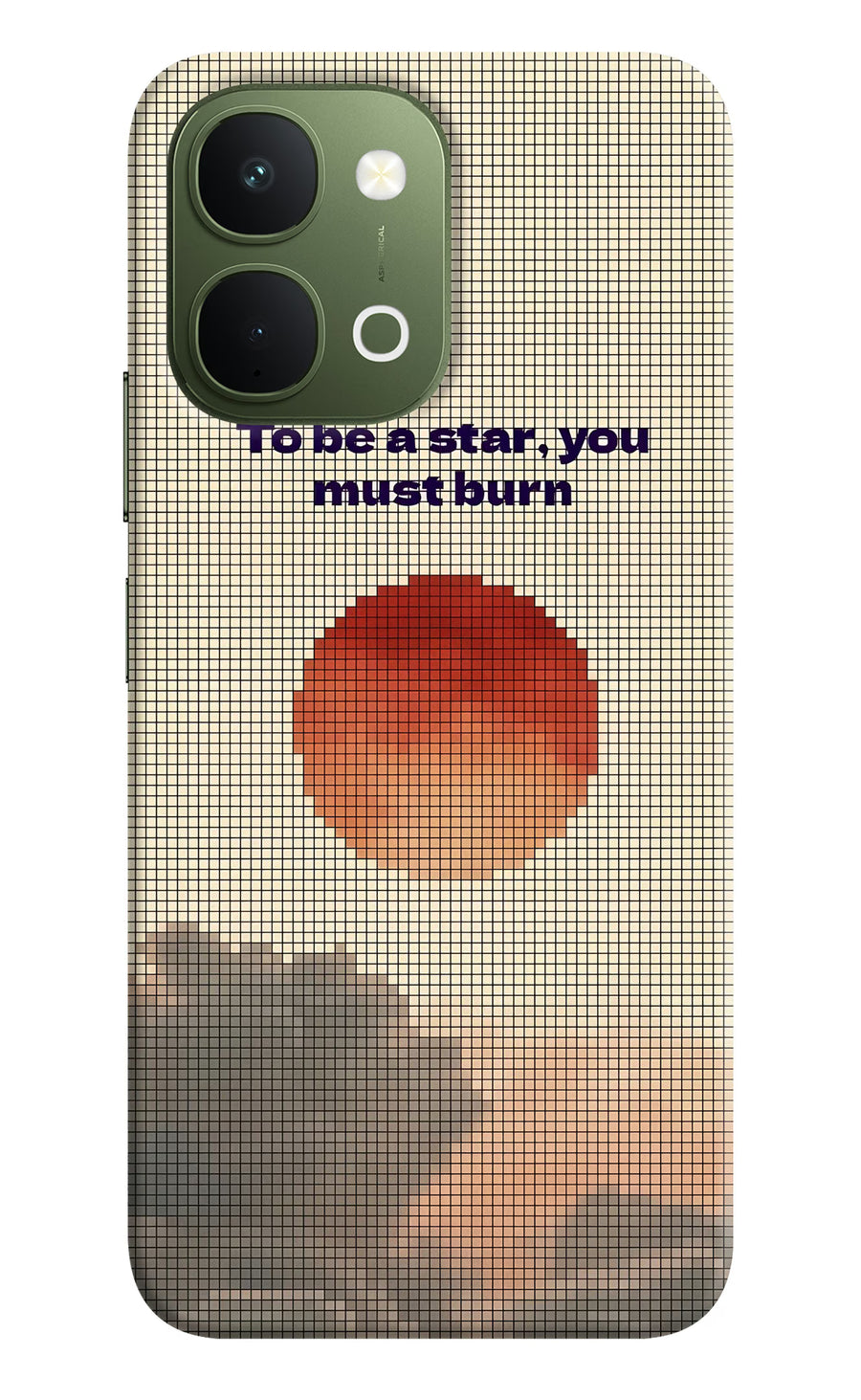 Pixel Sun Vivo T5x 5G Back Cover, Hard case