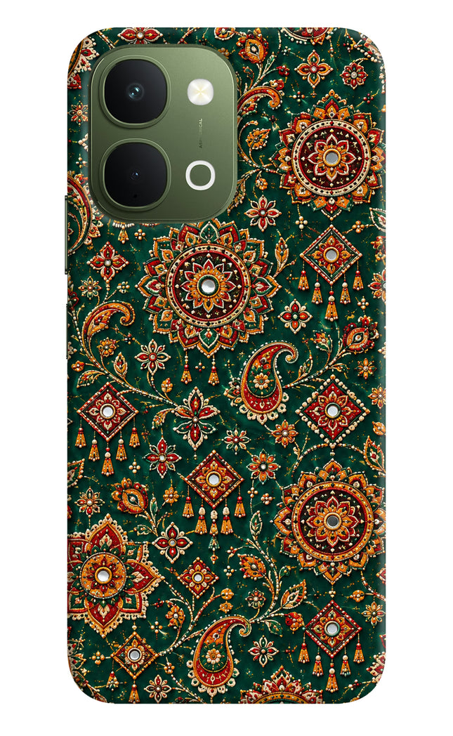 Green Pataka Vivo T5x 5G Hard Case Back Cover by Casekaro