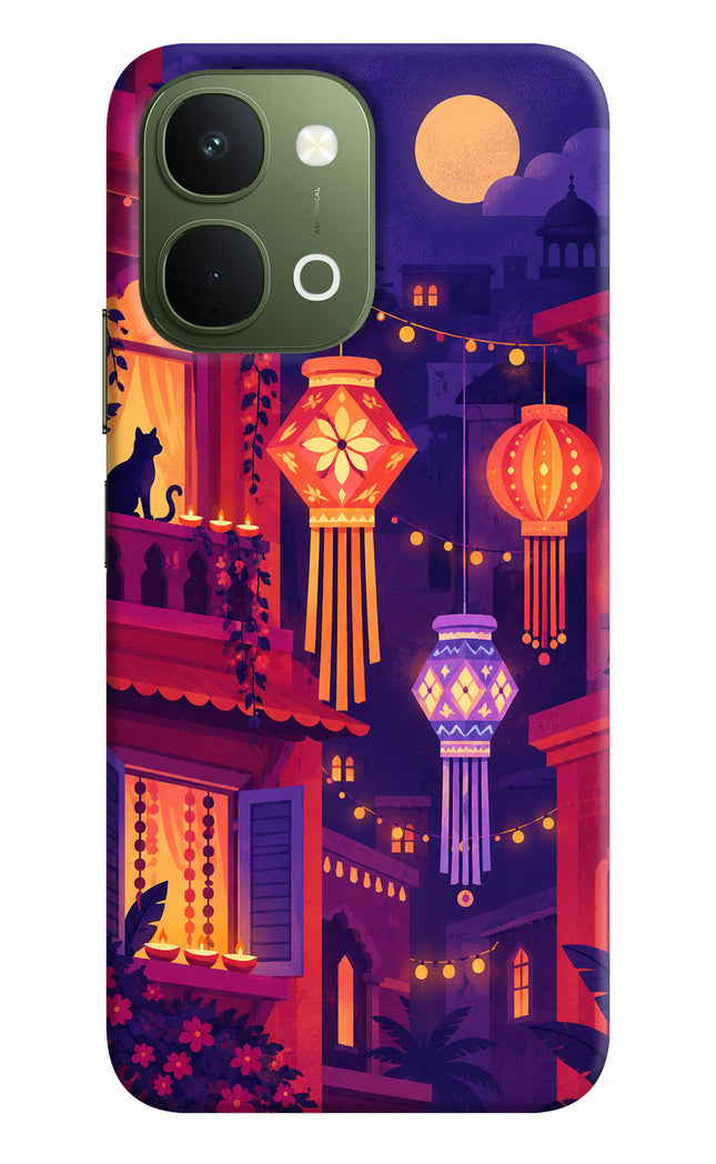 Lantern Lane Vivo T5x 5G Hard Case Back Cover by Casekaro