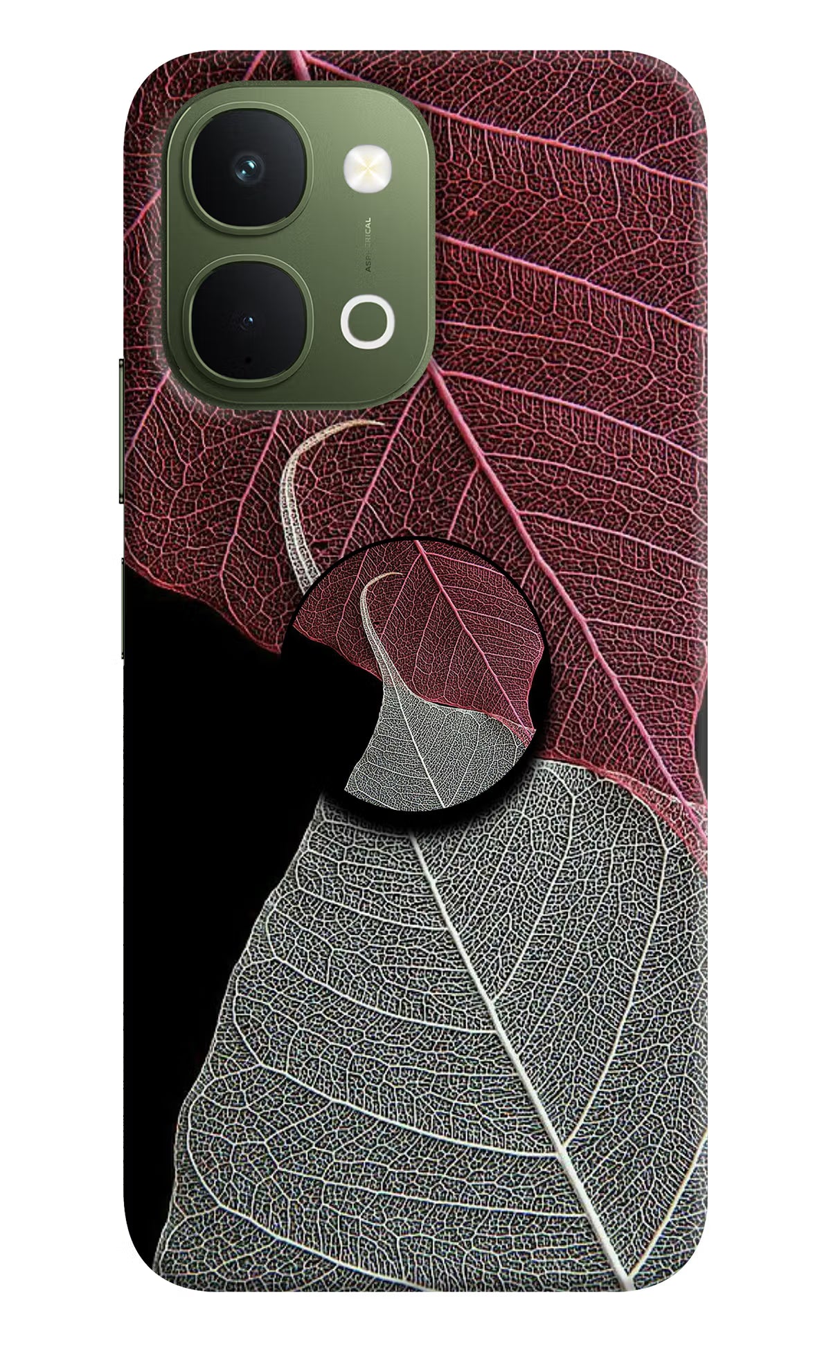 Leaf Pattern Vivo T5x 5G Pop Case