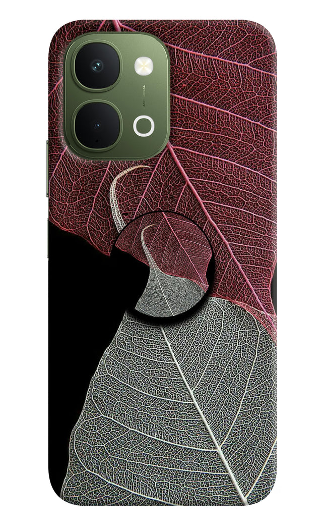 Leaf Pattern Vivo T5x 5G Pop Case by Casekaro
