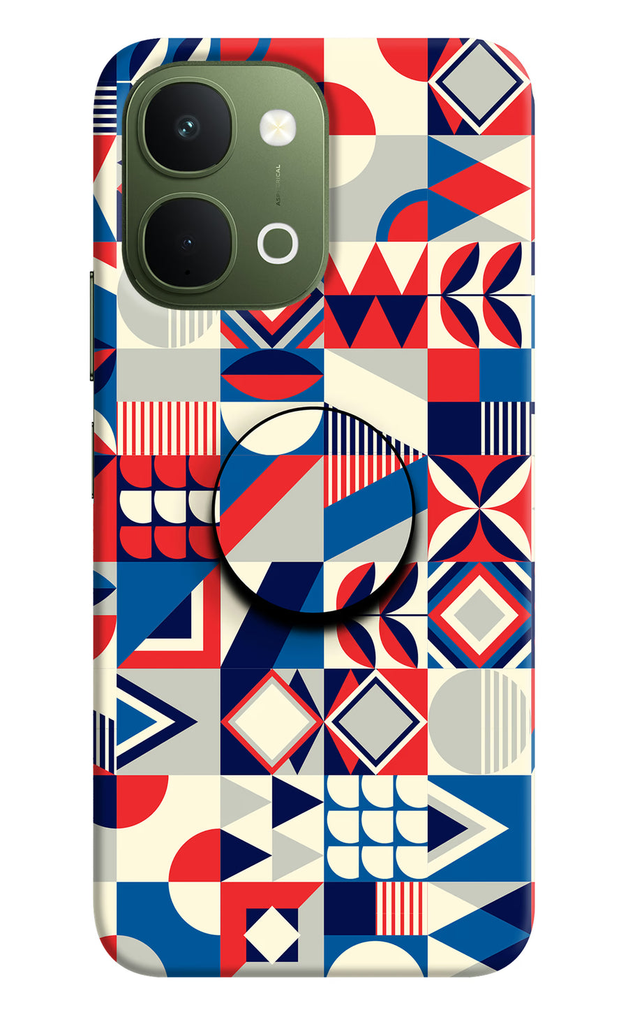 Colorful Pattern Vivo T5x 5G Pop Case, Hard case