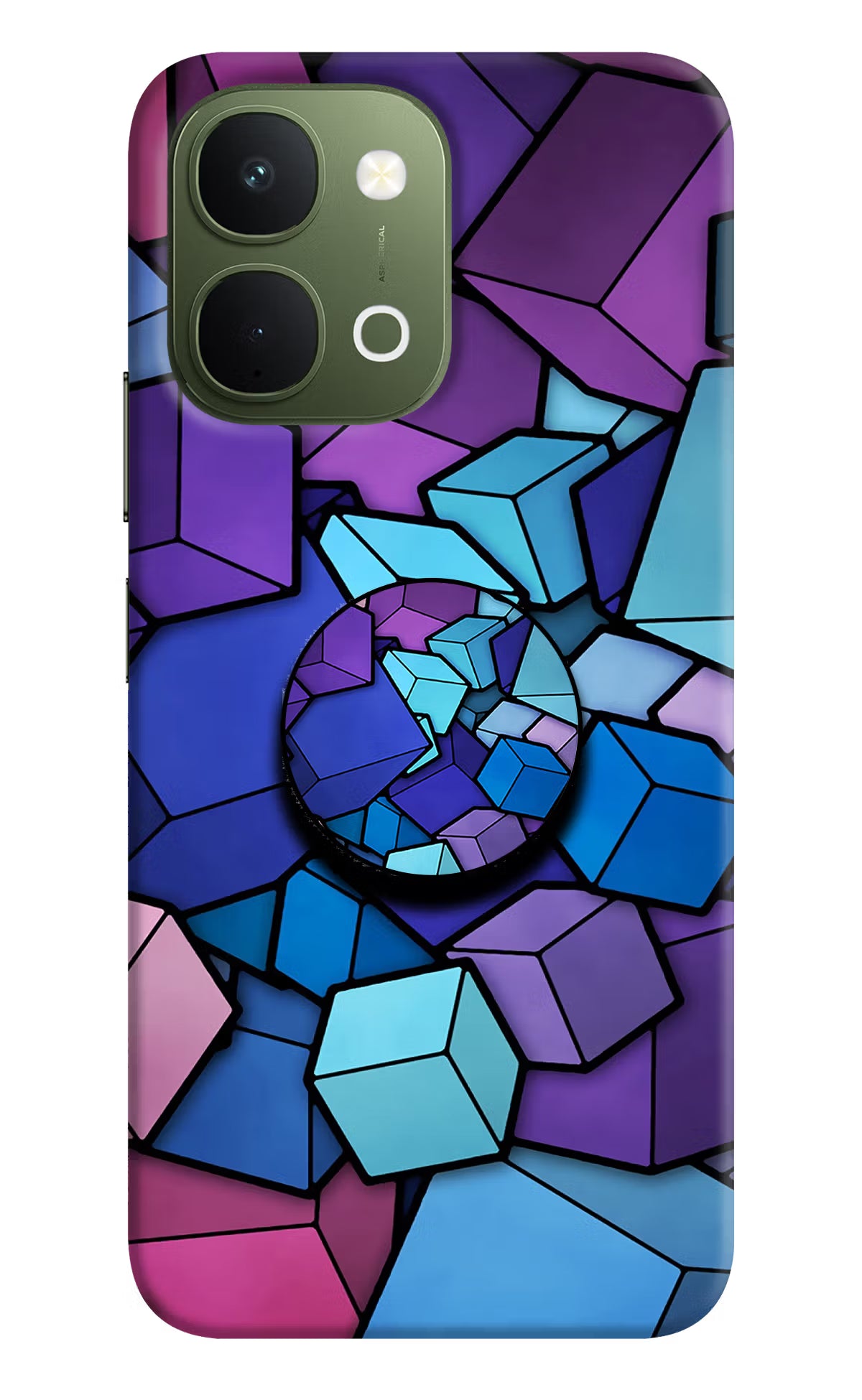 Cubic Abstract Vivo T5x 5G Pop Case