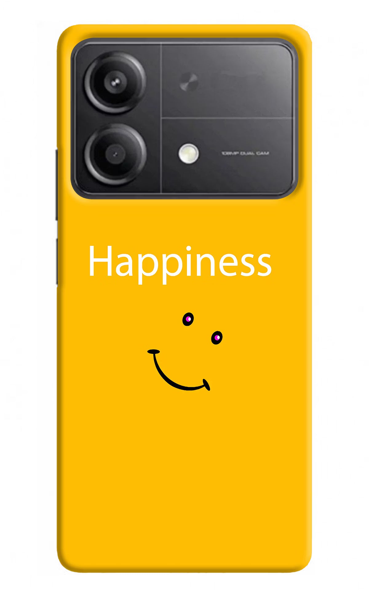 Happiness With Smiley Poco X6 Neo Back Cover