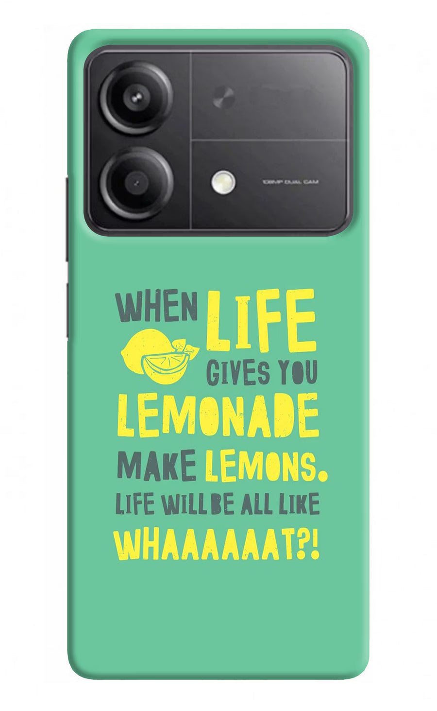 Quote Poco X6 Neo Back Cover, Hard case