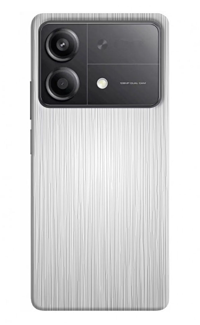 Wooden Grey Texture Poco X6 Neo Back Cover