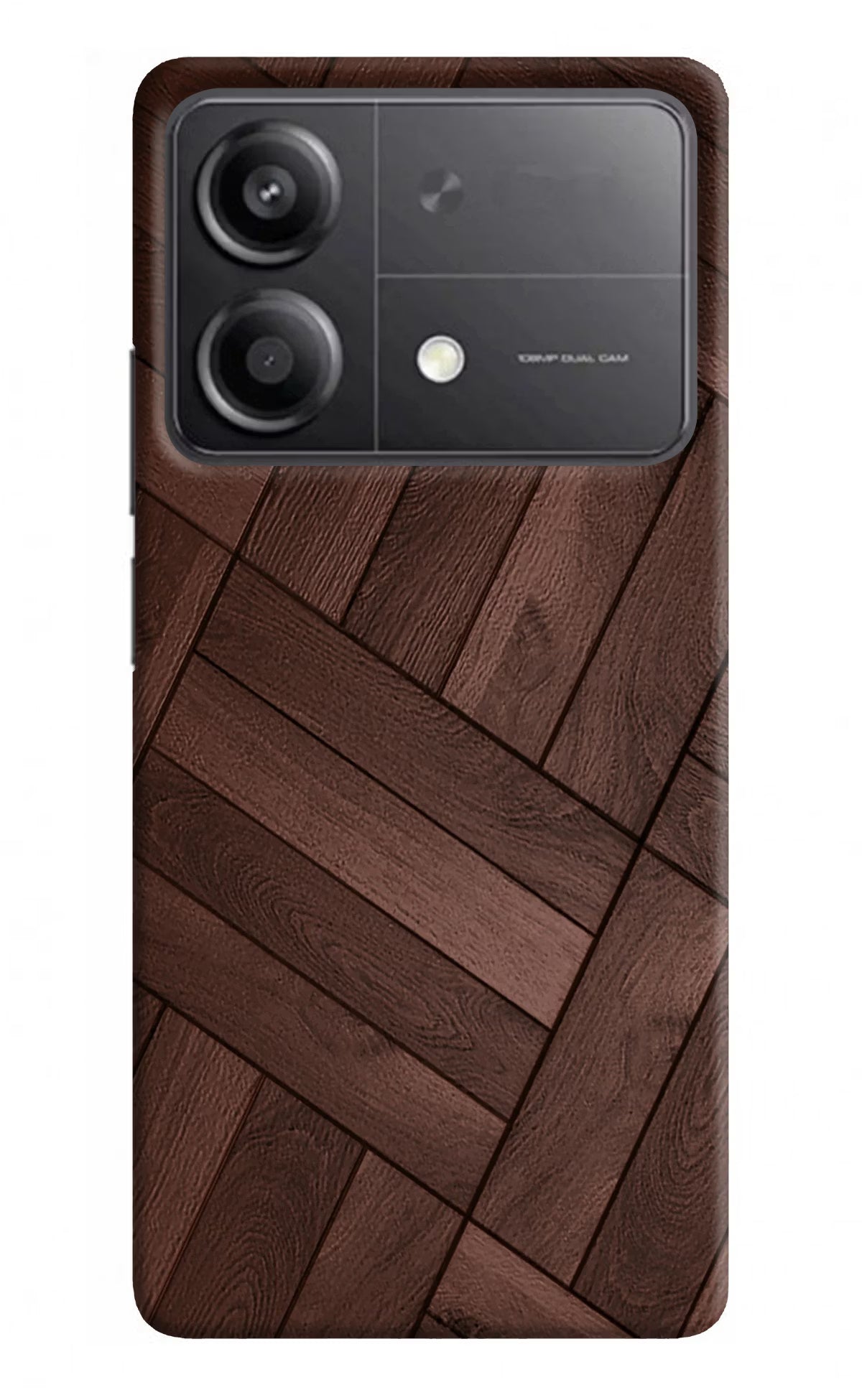 Wooden Texture Design Poco X6 Neo Back Cover