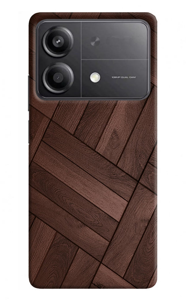 Wooden Texture Design Poco X6 Neo Back Cover