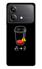 Coffee Poco X6 Neo Back Cover
