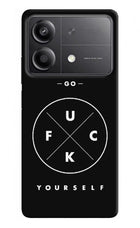 Go Fuck Yourself Poco X6 Neo Back Cover
