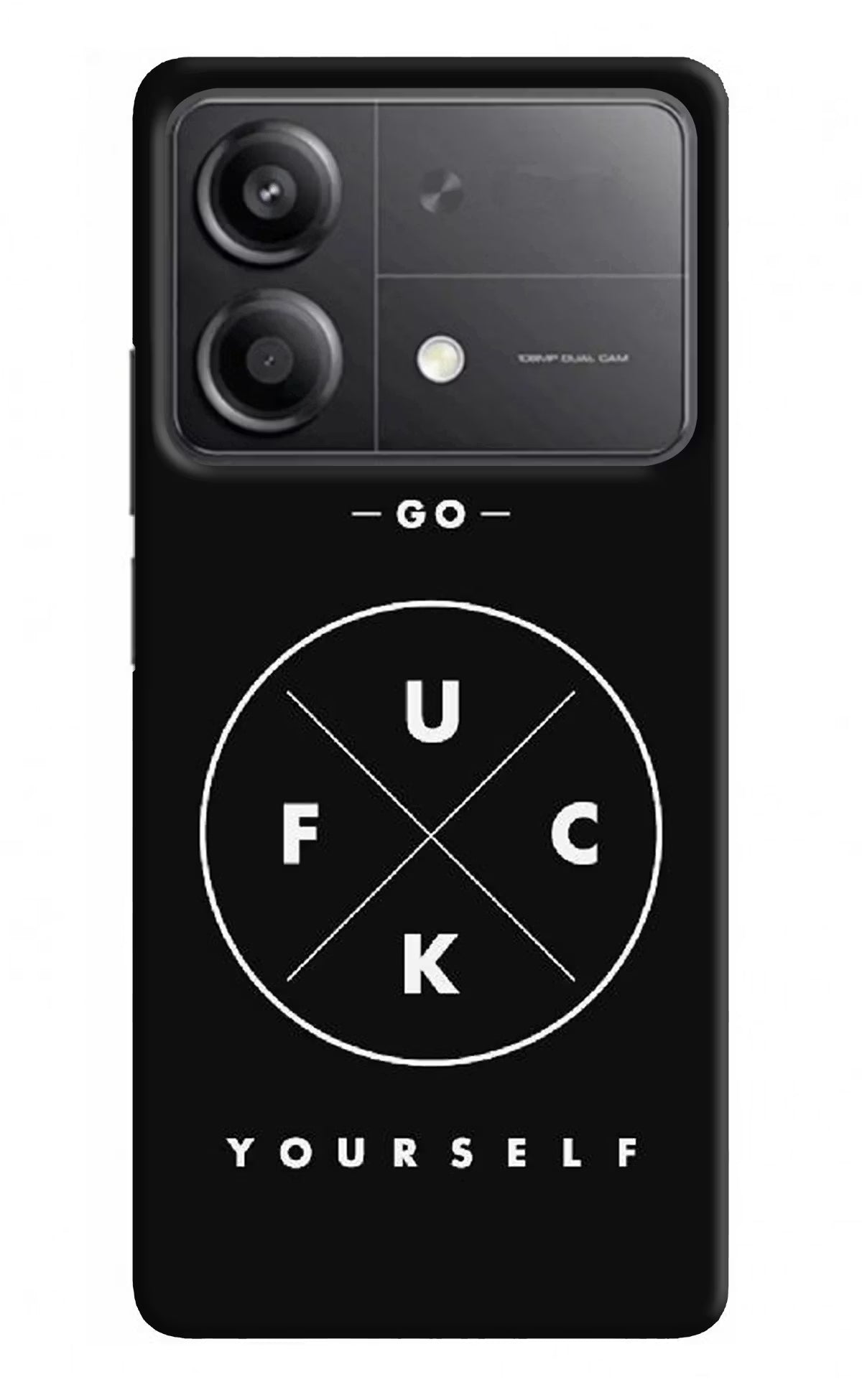 Go Fuck Yourself Poco X6 Neo Back Cover