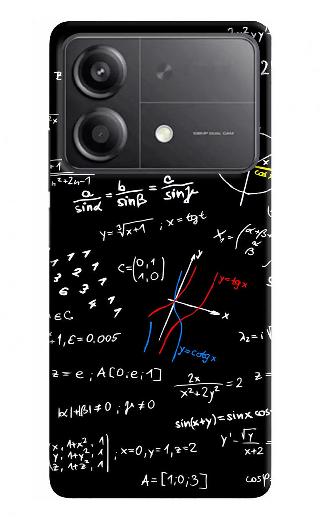 Mathematics Formula Poco X6 Neo Back Cover