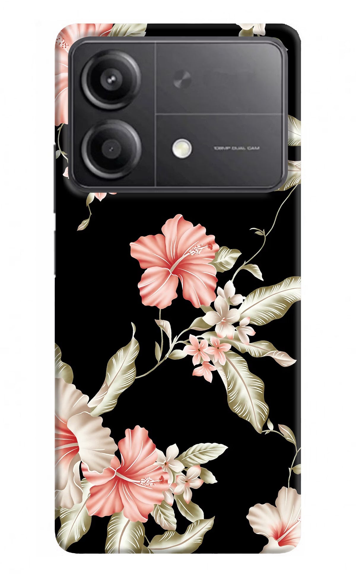 Flowers Poco X6 Neo Back Cover
