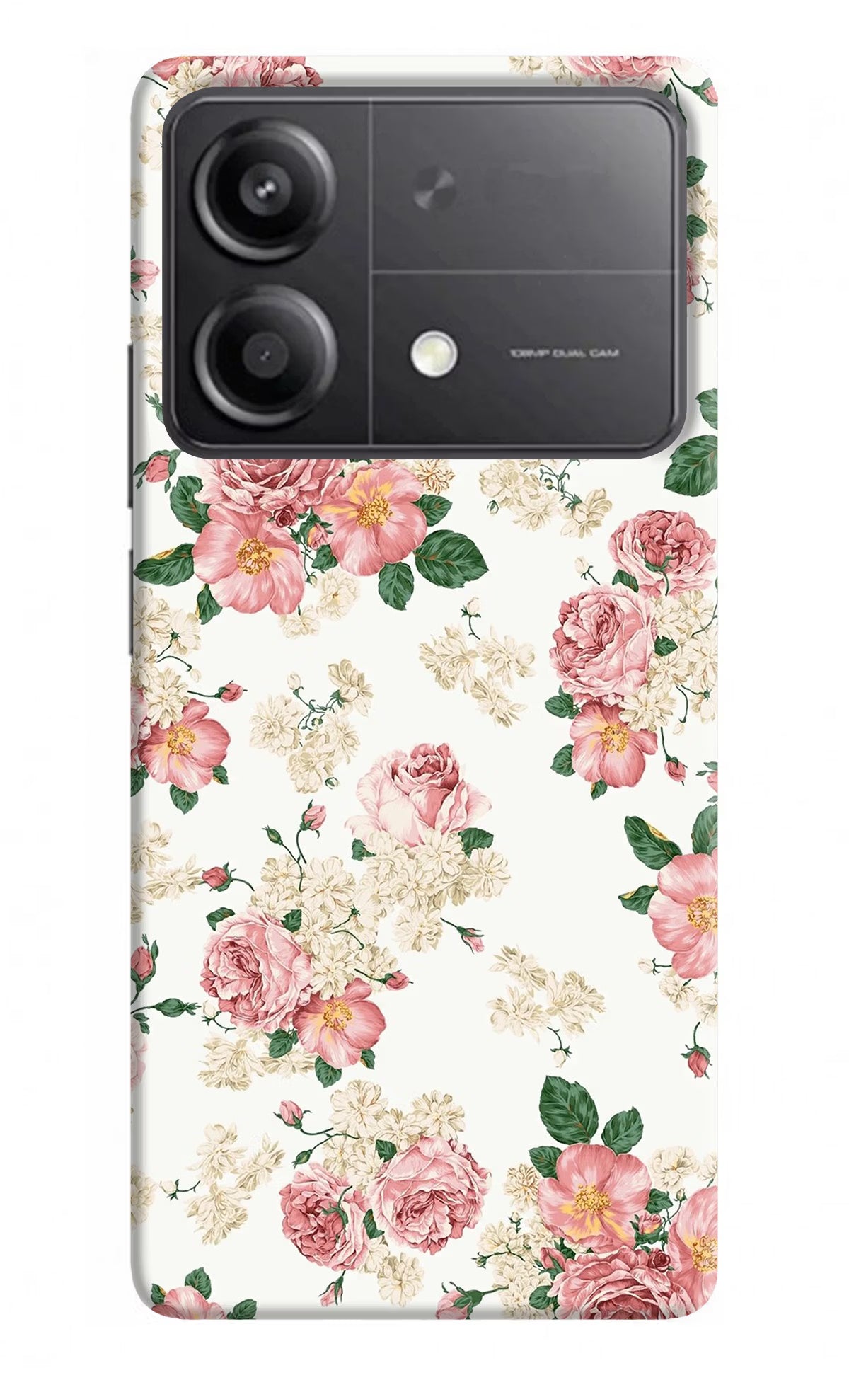 Flowers Poco X6 Neo Back Cover