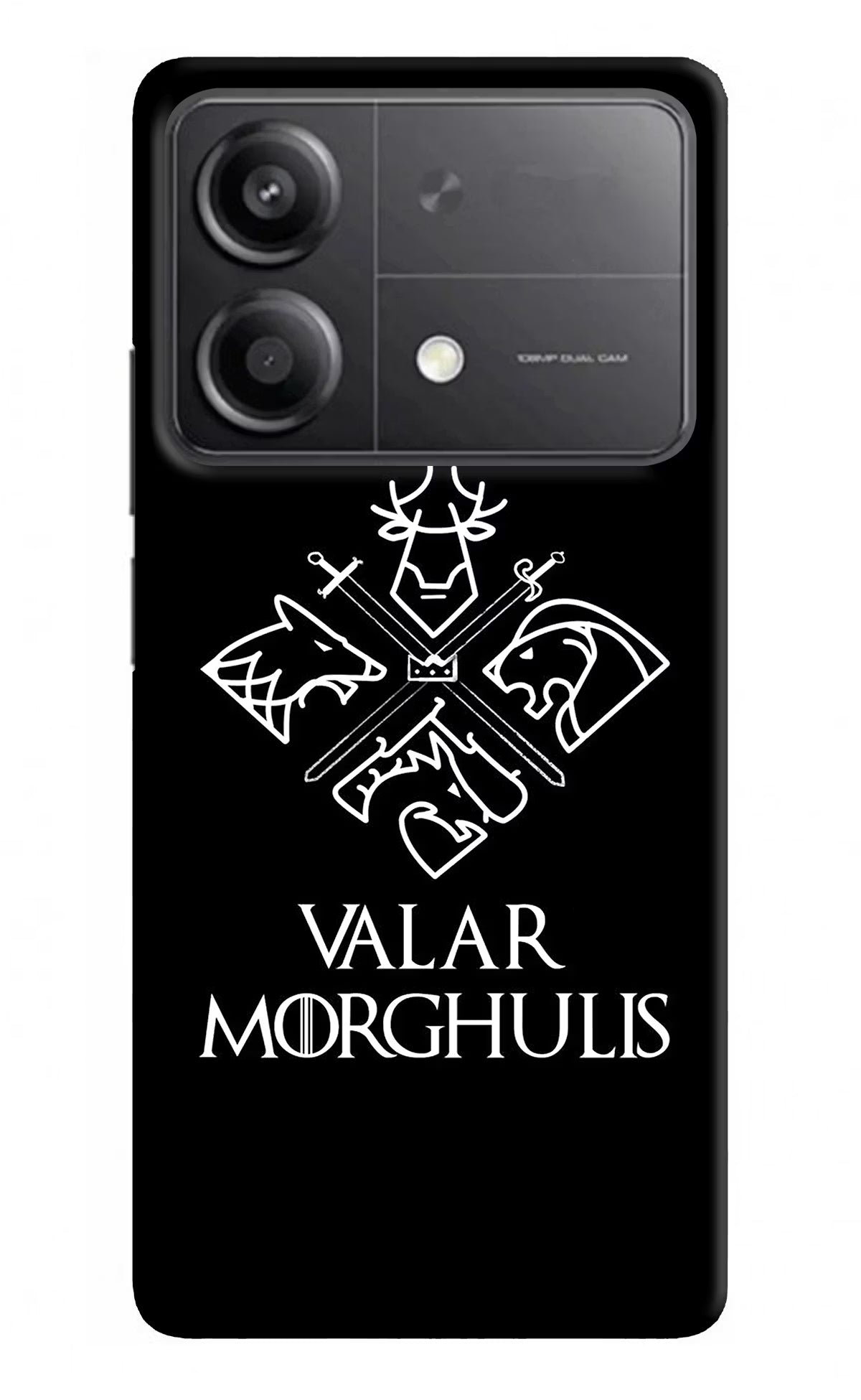 Valar Morghulis | Game Of Thrones Poco X6 Neo Back Cover
