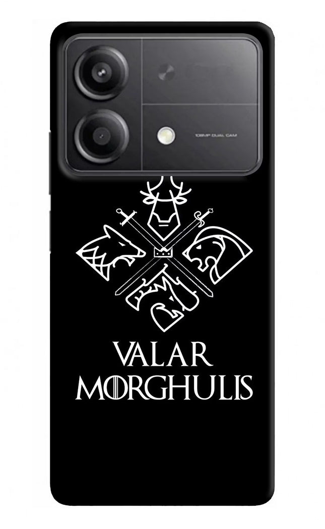 Valar Morghulis | Game Of Thrones Poco X6 Neo Back Cover