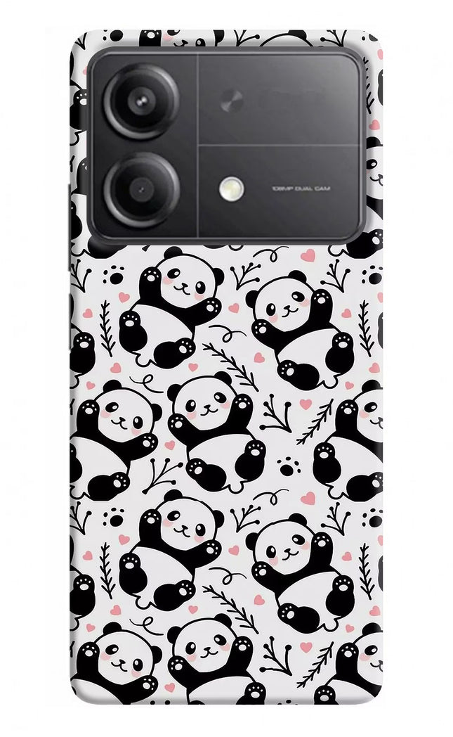 Cute Panda Poco X6 Neo Back Cover