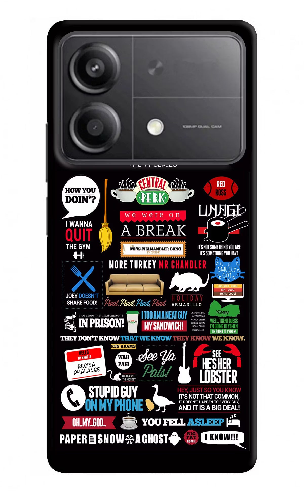 FRIENDS Poco X6 Neo Back Cover