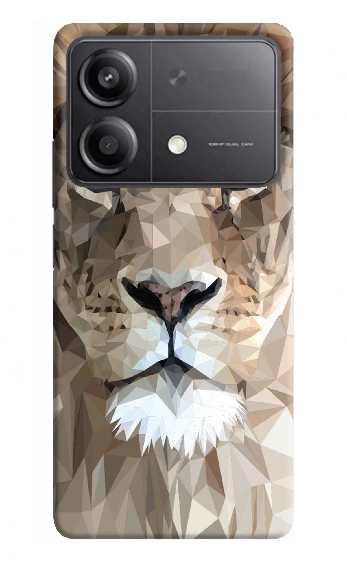 Lion Art Poco X6 Neo Back Cover