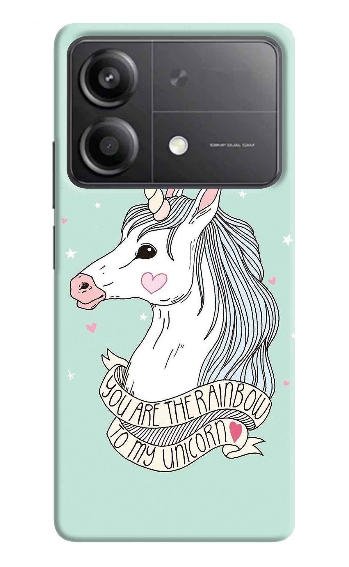 Unicorn Wallpaper Poco X6 Neo Back Cover