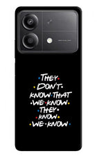 FRIENDS Dialogue Poco X6 Neo Back Cover
