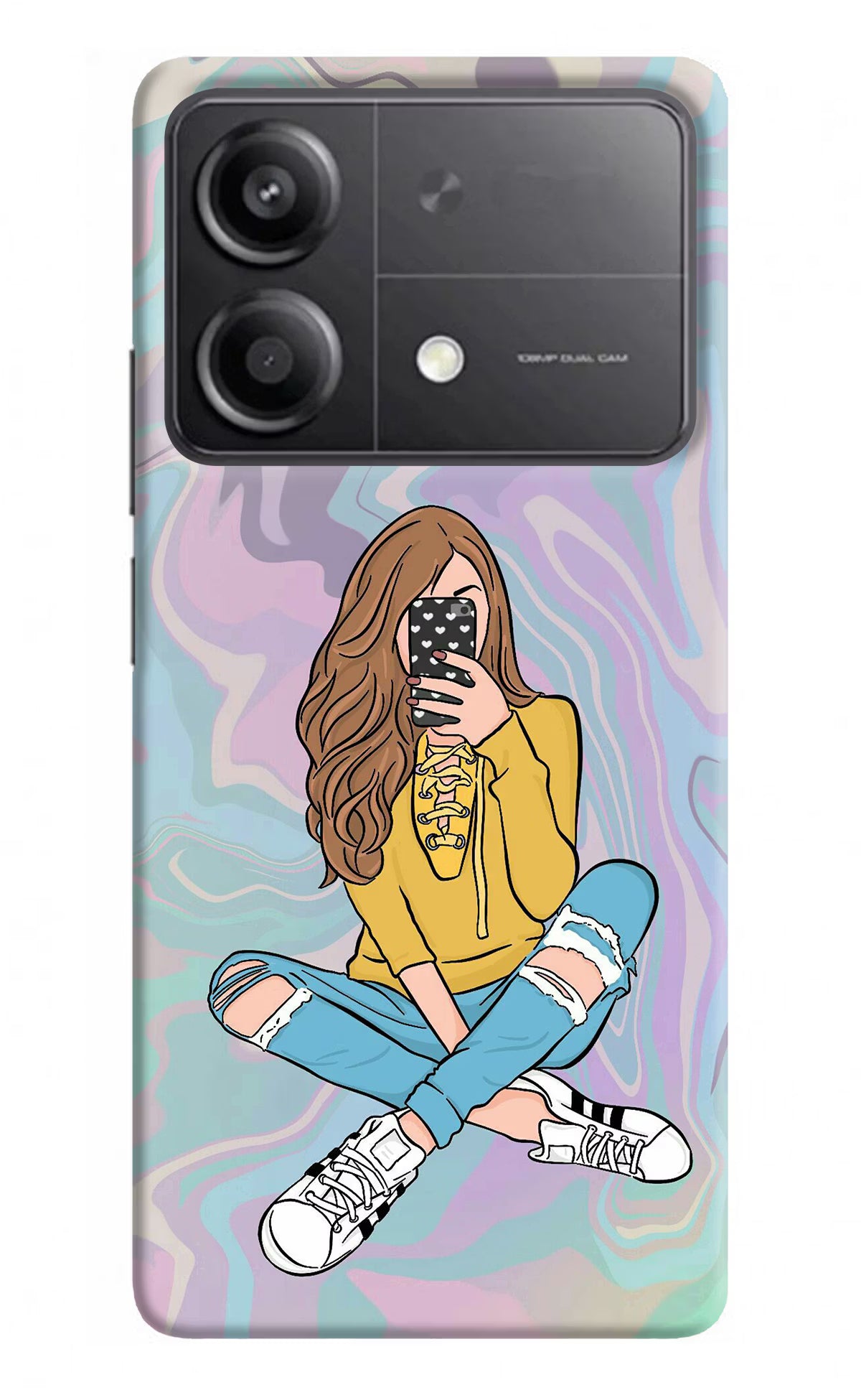 Selfie Girl Poco X6 Neo Back Cover