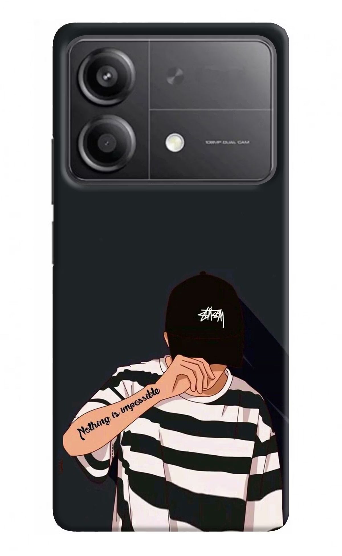 Aesthetic Boy Poco X6 Neo Back Cover