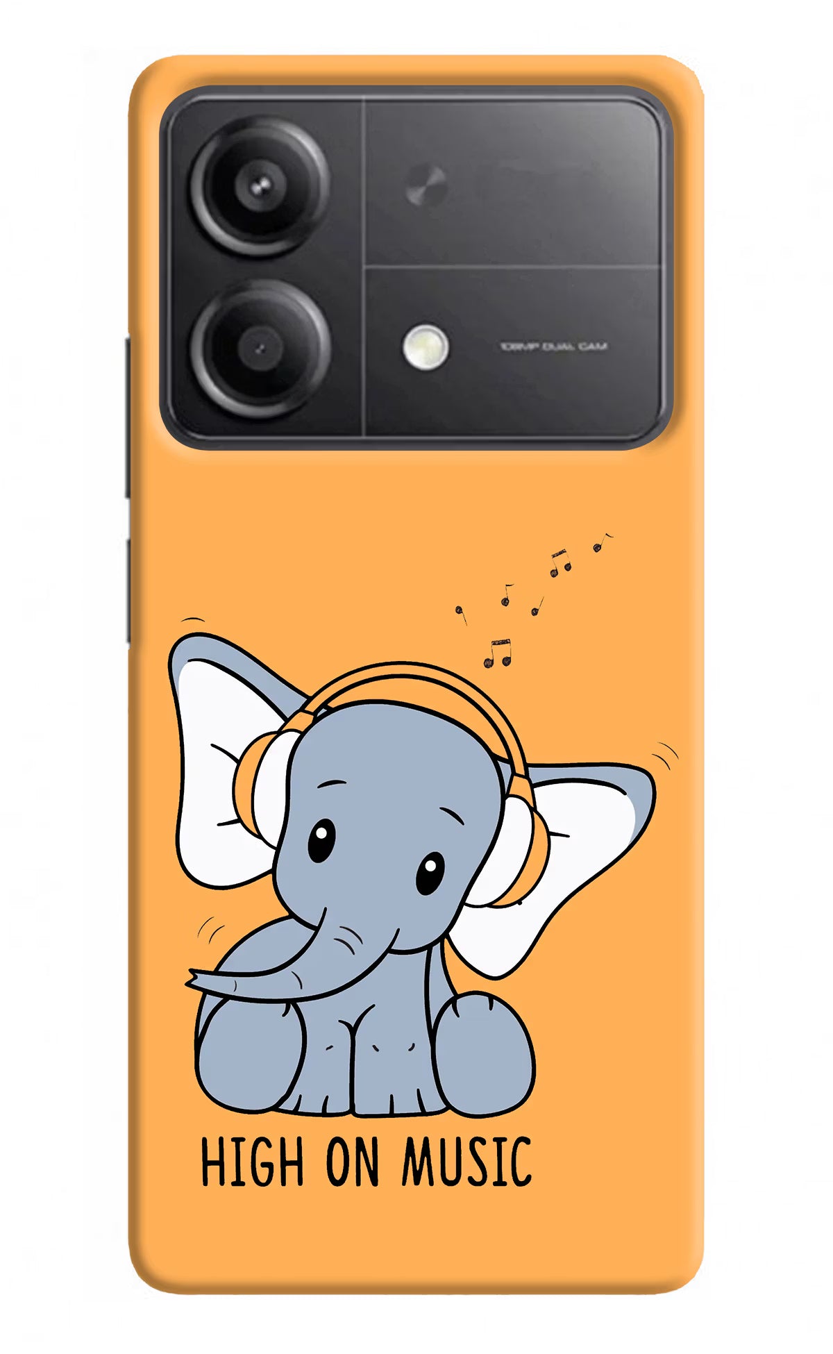 High On Music Poco X6 Neo Back Cover