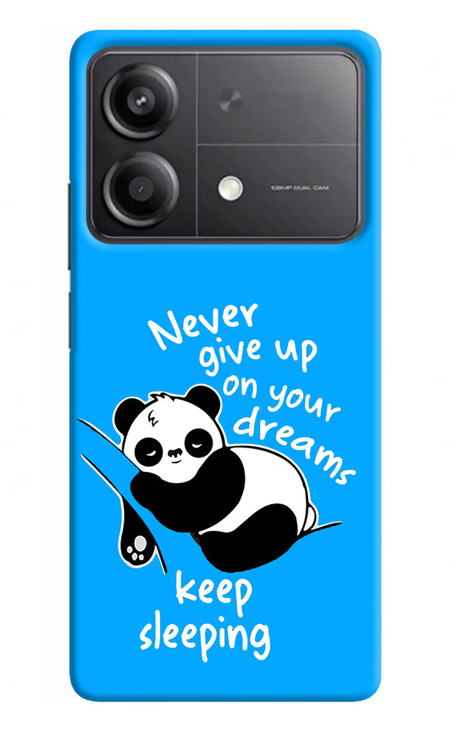 Keep Sleeping Poco X6 Neo Back Cover