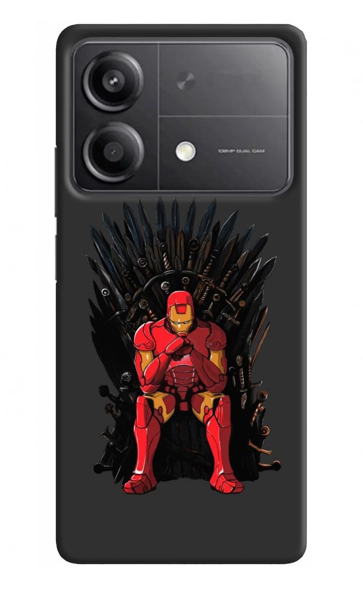 Ironman Throne Poco X6 Neo Back Cover