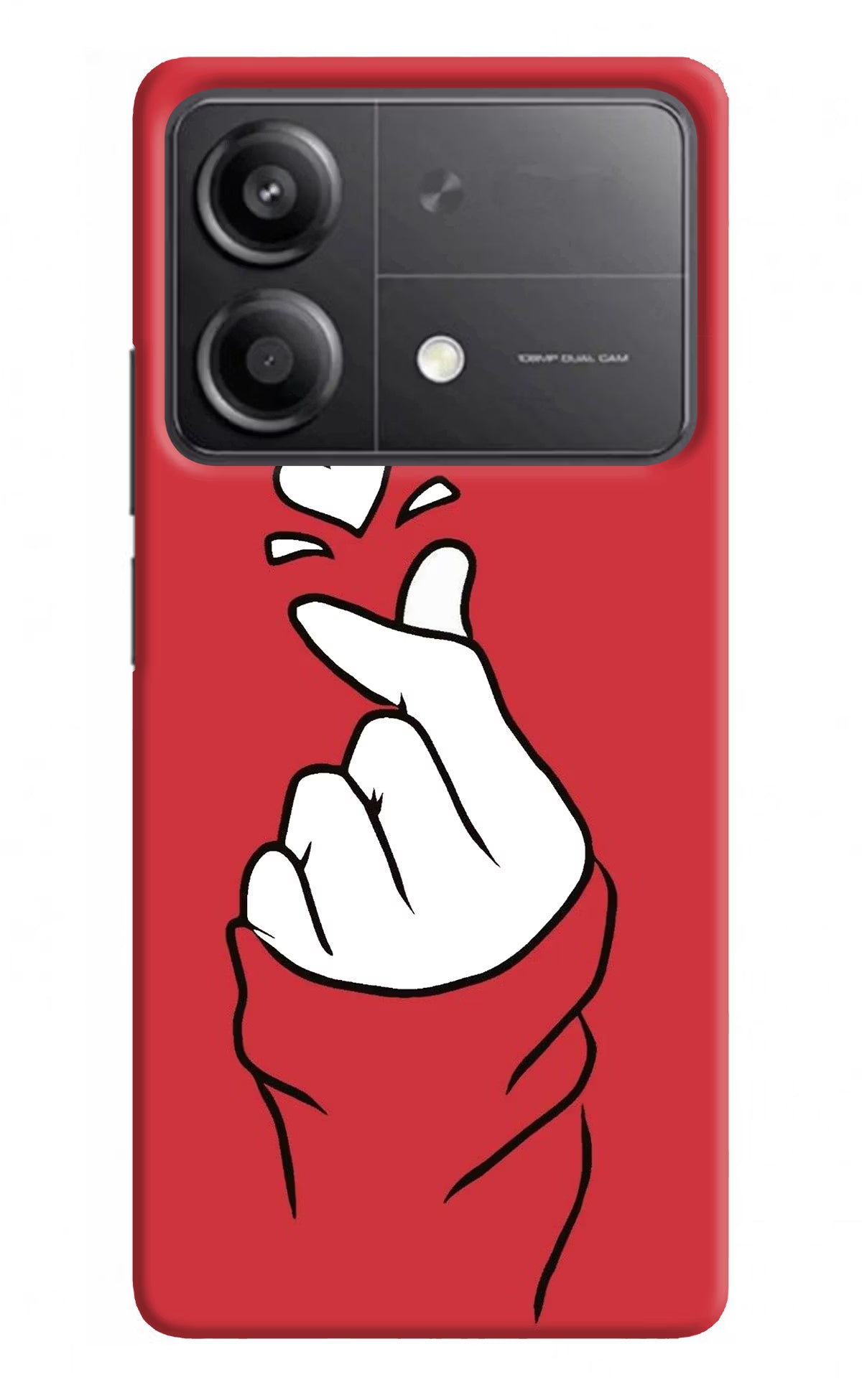 Korean Love Sign Poco X6 Neo Back Cover