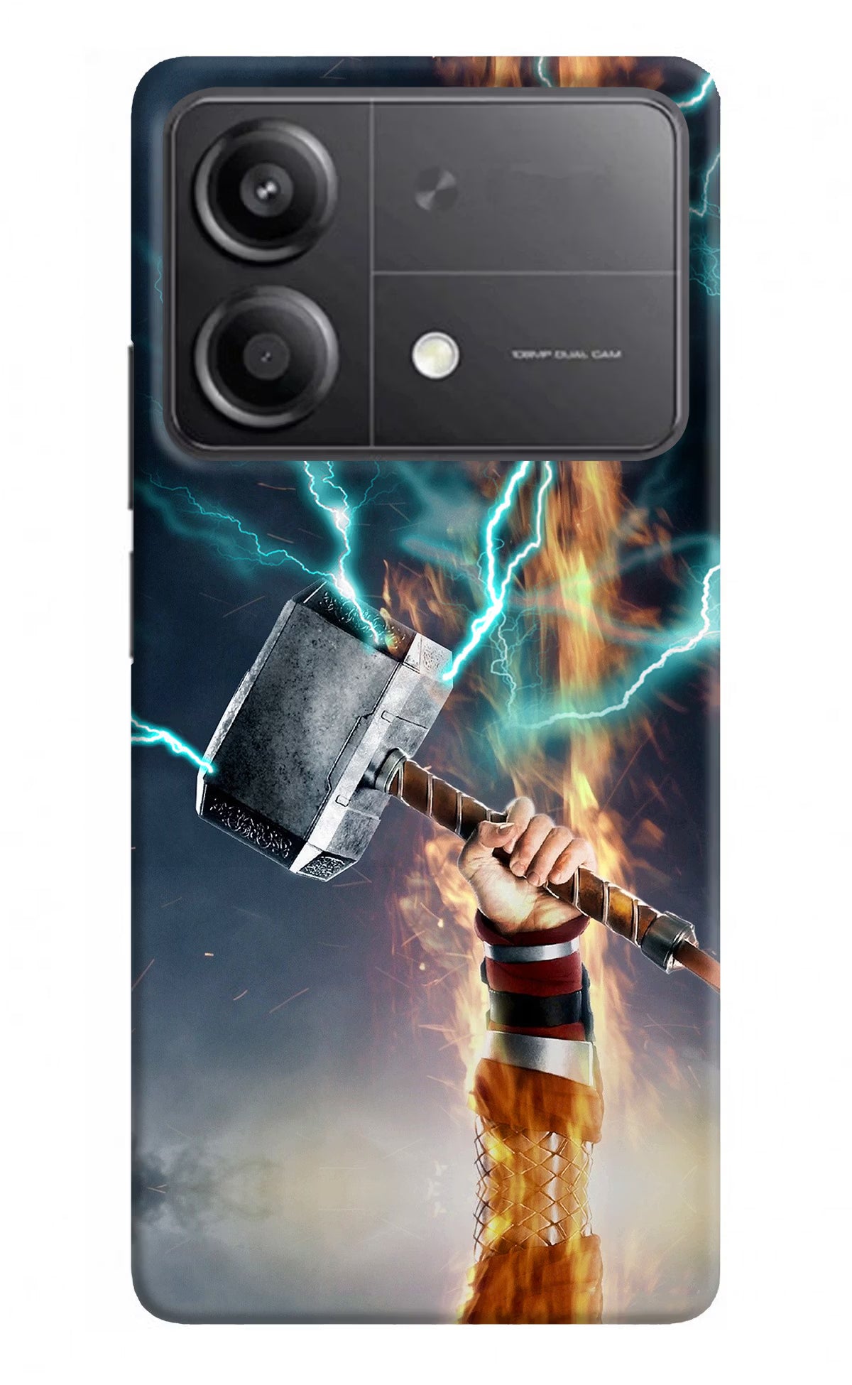 Thor Hammer Mjolnir Poco X6 Neo Back Cover