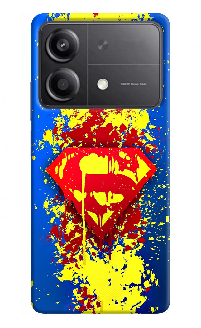 Superman logo Poco X6 Neo Back Cover