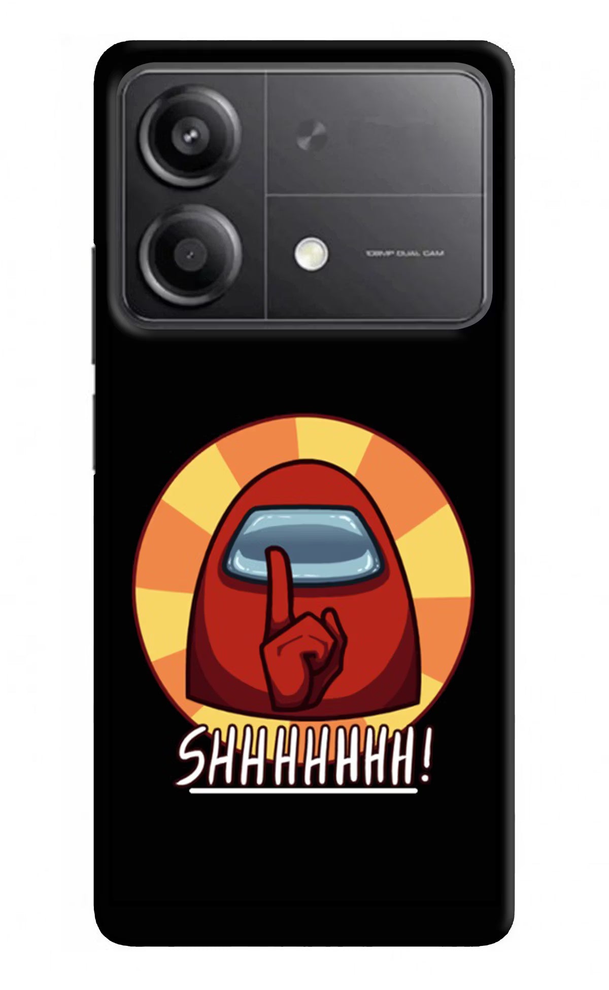 Among Us Shhh! Poco X6 Neo Back Cover