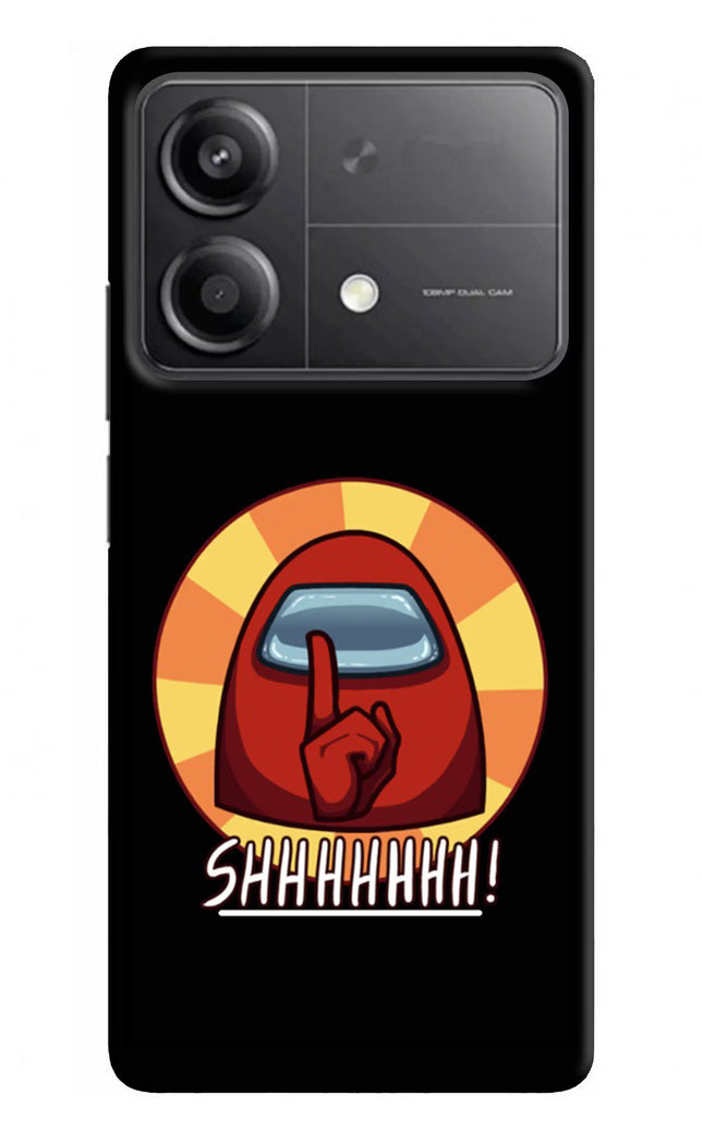 Among Us Shhh! Poco X6 Neo Back Cover