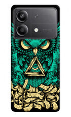 Green Owl Poco X6 Neo Back Cover