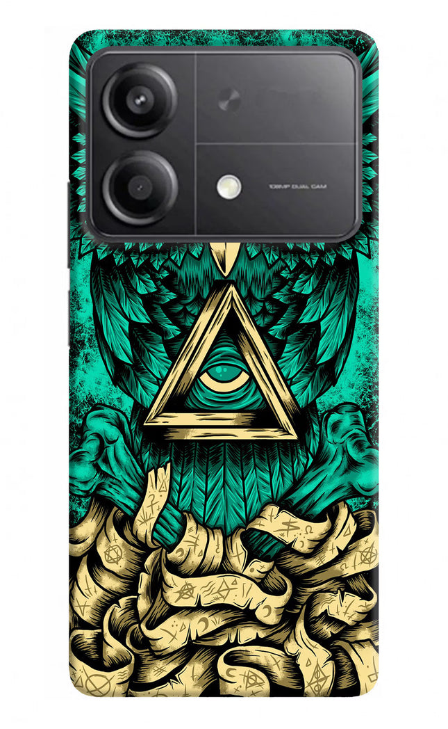 Green Owl Poco X6 Neo Back Cover