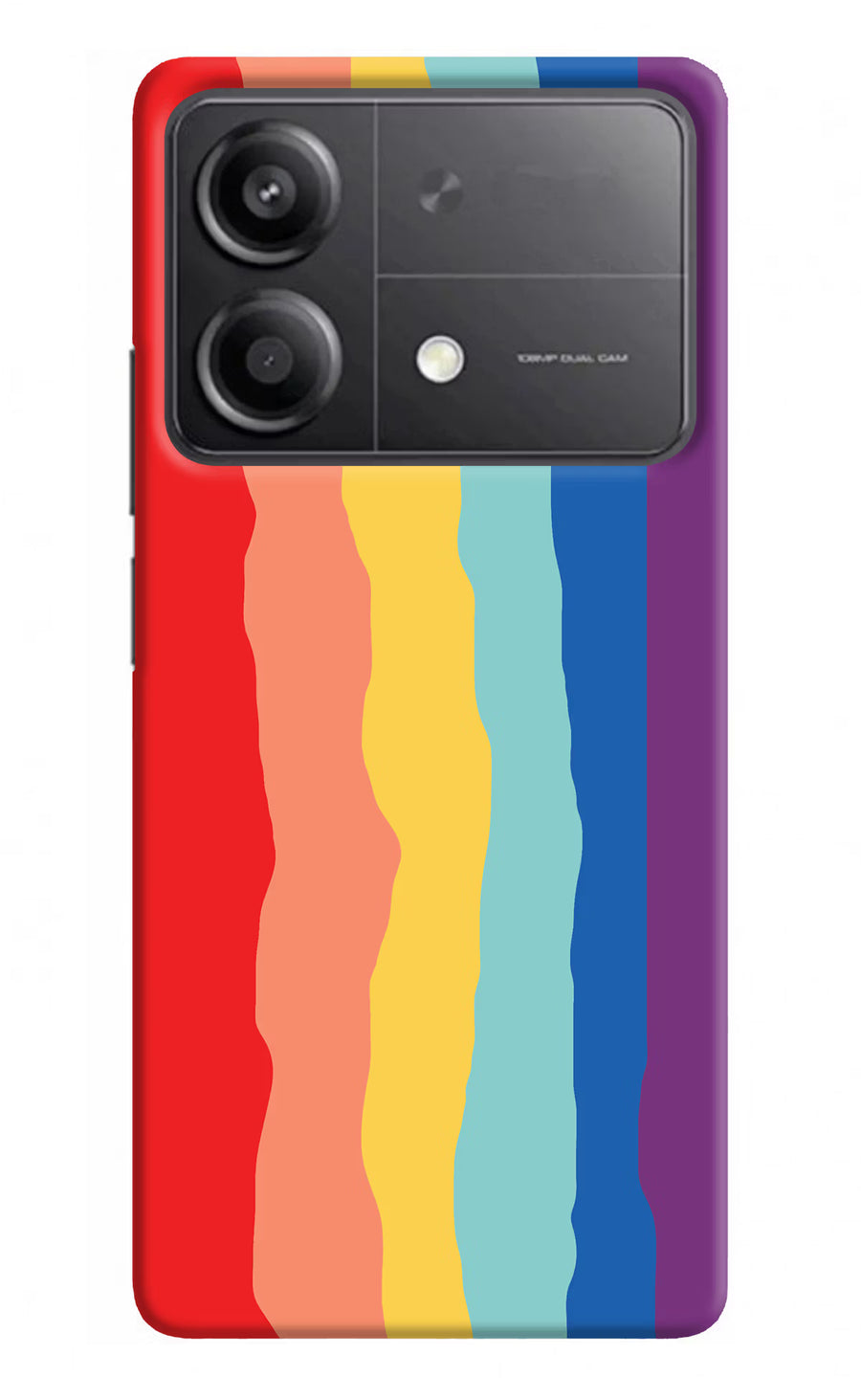 Rainbow Poco X6 Neo Back Cover, Hard case