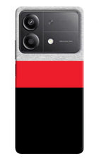 Tri Color Pattern Poco X6 Neo Back Cover