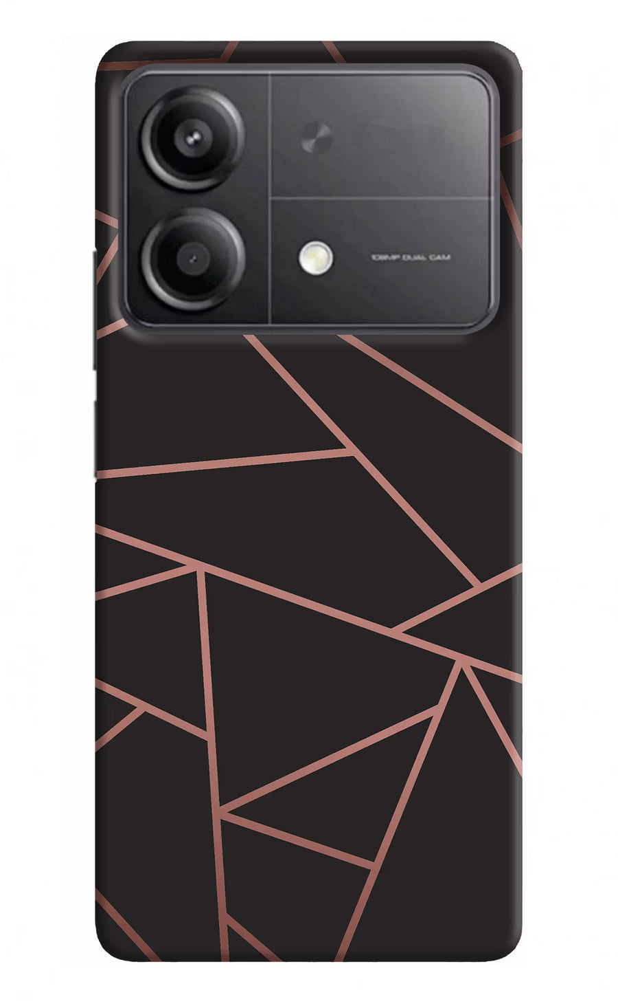 Geometric Pattern Poco X6 Neo Back Cover, Hard case