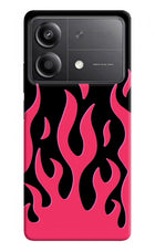 Fire Flames Poco X6 Neo Back Cover
