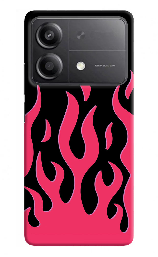 Fire Flames Poco X6 Neo Back Cover
